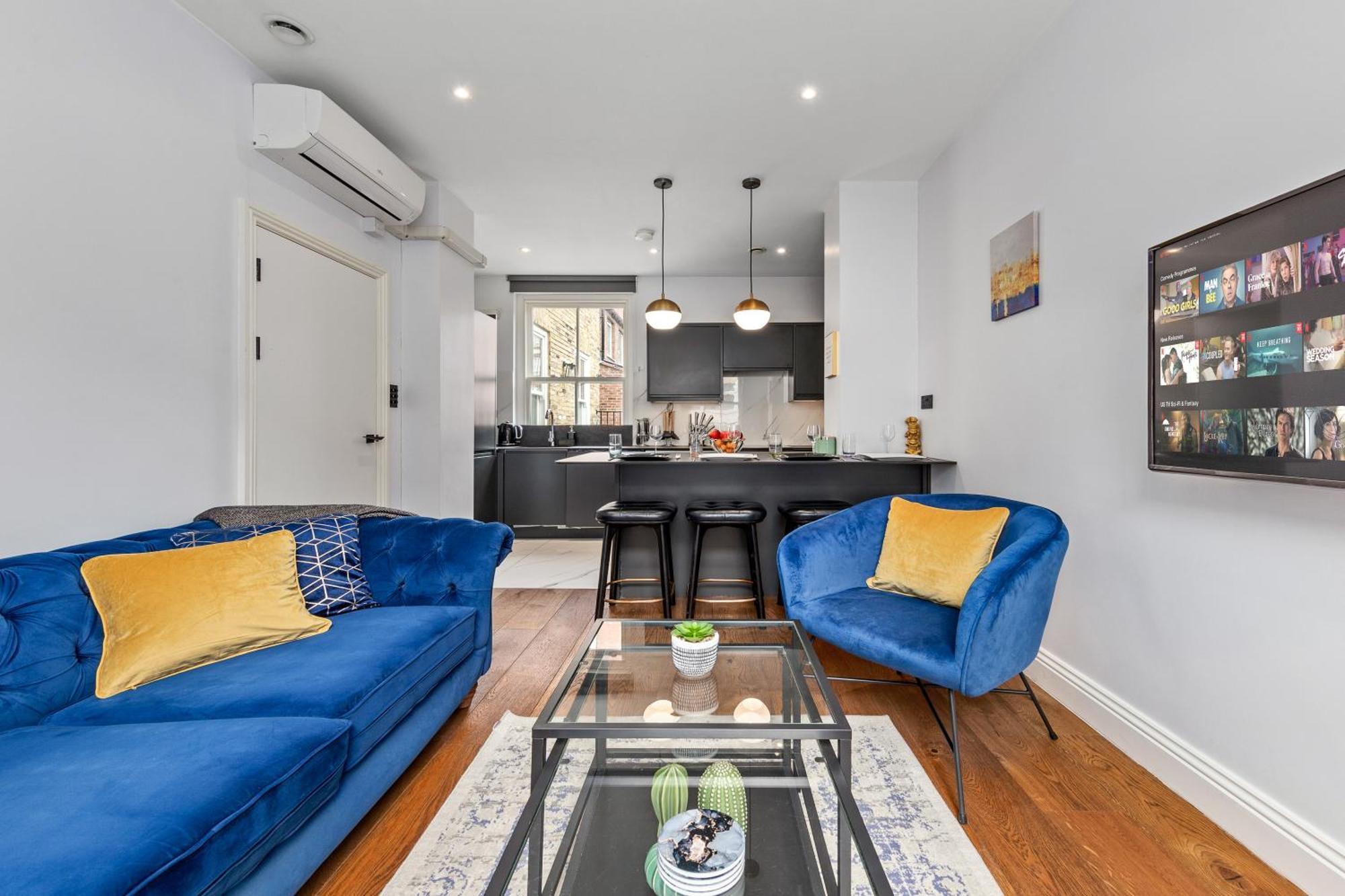 Stylish 2 Bedroom Apartment In Westminster Sleeps 5 With Ac London Exterior photo